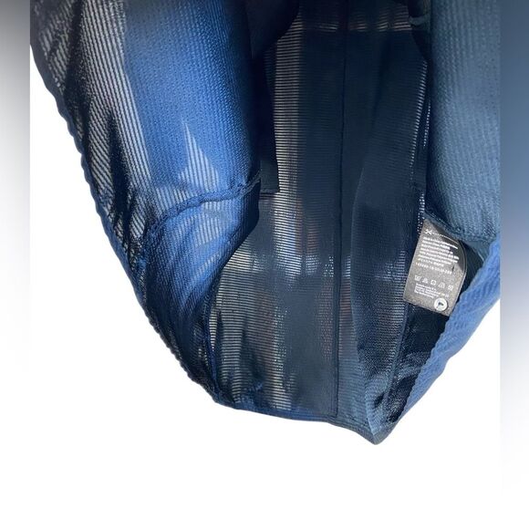 Scotch & Soda Maison Scotch Dark Blue Shirt Dress with Pin Stripes Size M - Picture 6 of 11